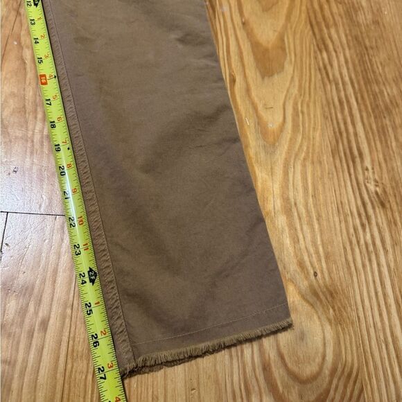 Nili Lotan Jenna Pants Khaki Tan Cropped Slim Tapered Trouser Women’s Size 6 - Picture 8 of 11